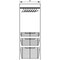 Hardware Resources Chrome Closet Pullout Basket with Slides 16"Dx29"Wx6"H POB1-16296CH - alternate 6